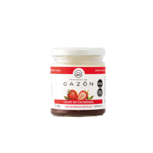 Yogurt Batido Natural con colchón de Frutillas🍓100% vacas jersey