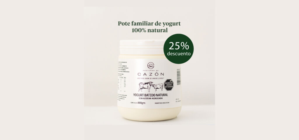 Pote ahorro 800 grs. mes agosto 25% off